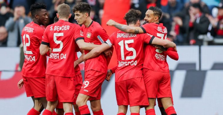 Bosz' Leverkusen laat geen spaan heel van Frankfurt, Leipzig verspeelt punten