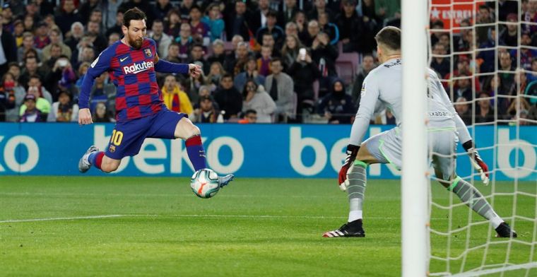 Barça dankt Messi en herstelt zich met moeite van nederlaag in Clásico