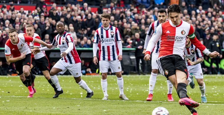 'Ik krijg bij Feyenoord zo veel penalty's tegenwoordig, ben daar wel blij mee'