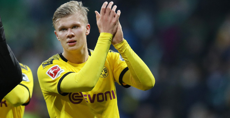 Raiola voorzichtig met Haaland: 'Hij vertrekt deze zomer niet bij Dortmund'