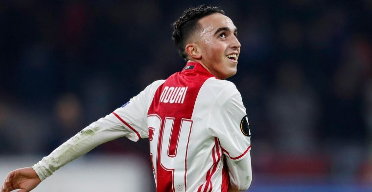 Ajax zegt contract Nouri op en 'zou fiscaal gunstigere regeling kunnen treffen'