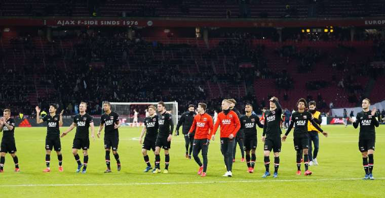 Grueter: 'Ajax en AZ speelden twee keer tegen elkaar en AZ won beide keren'