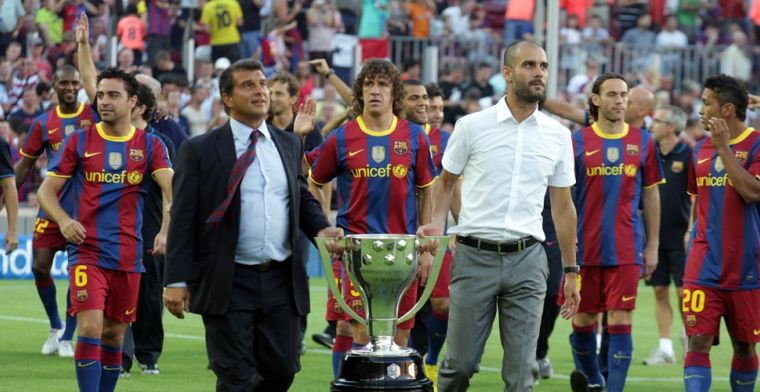 Laporta meldt zich met opvallende belofte in Barça-race: 'Ik wil Guardiola terug'