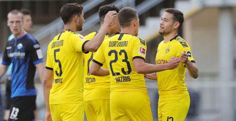 Dortmund heeft Haaland niet nodig: zes doelpunten in één helft tegen hekkensluiter
