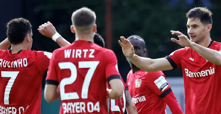 Bayer Leverkusen plaatst zich met speels gemak voor finale van DFB Pokal