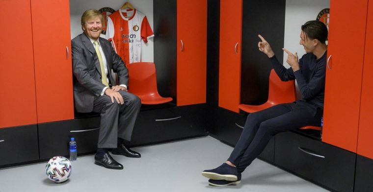 Berghuis vertelt de koning over brede selectie Feyenoord: 'We zijn er klaar voor'