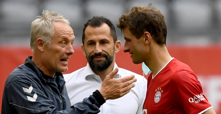 Müller grapt: 'Moet letten op wat ik zeg, omdat ik voorzichtig moet zijn met Sky'
