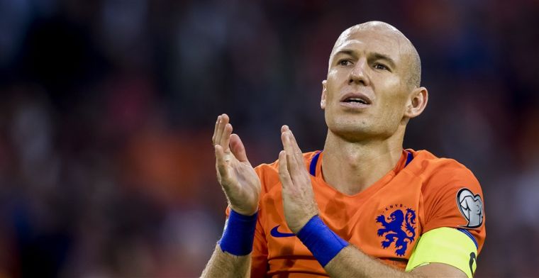 Robben: Volgens mij hebben ze het ook goed op de rit daar bij Oranje