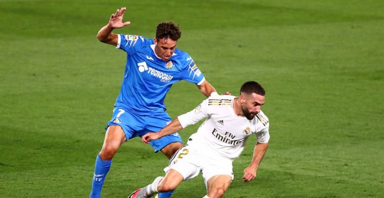 Real Madrid neemt Getafe-hobbel dankzij benutte penalty van Ramos