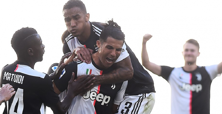 Juventus wint ruim van Torino, maar verliest De Ligt en Dybala
