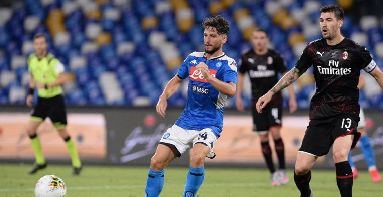 Spanning in strijd Europese tickets in Serie A blijft: gelijkspel bij Napoli-Milan