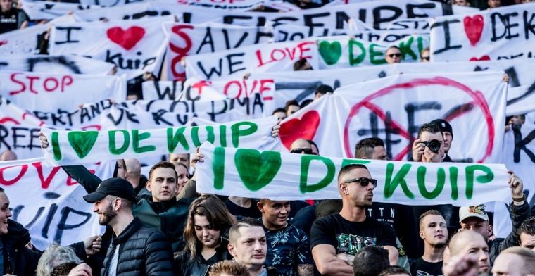 'Zeer grote zorgen' om Feyenoord: 'Wij willen dat ze kleur bekennen'