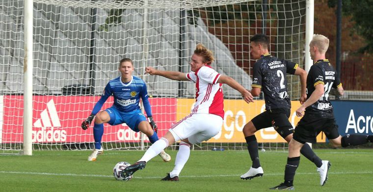 Perfect Roda JC-debuut voor Streppel tegen piepjonge Ajax-ploeg op De Toekomst