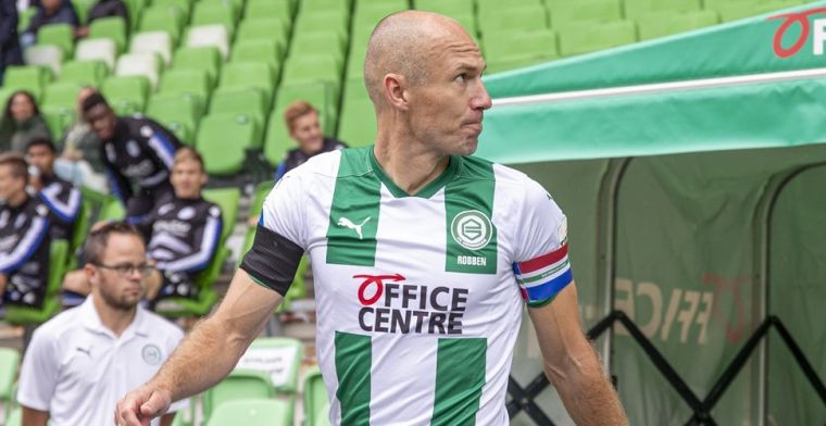 Robben maakt compliment bij Groningen: Ik schreeuwde keihard naar Mo