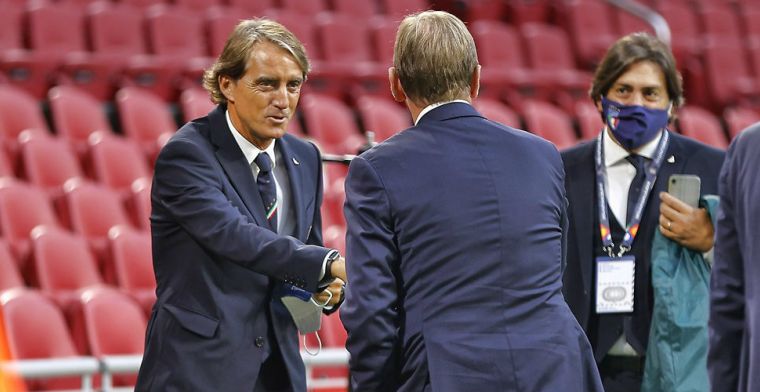 Mancini houdt het simpel in gesprek met Kamperman: 'Omdat we beter speelden'