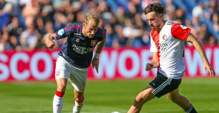 Twente houdt Feyenoord op gelijkspel na dubbele strafschop Berghuis