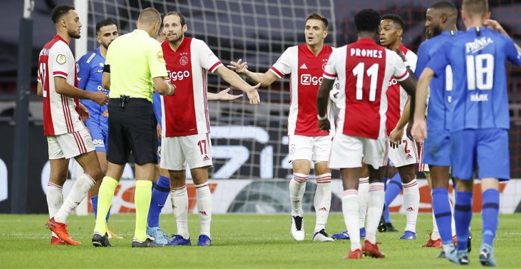 Tiental Ajax houdt Vitesse af en behoudt met moeite zijn maximale score