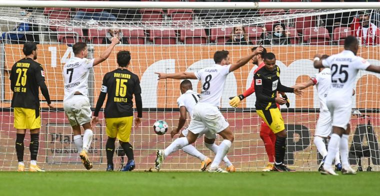 Dortmund blameert zich bij Augsburg, prachtige goals bij Leverkusen - Leipzig
