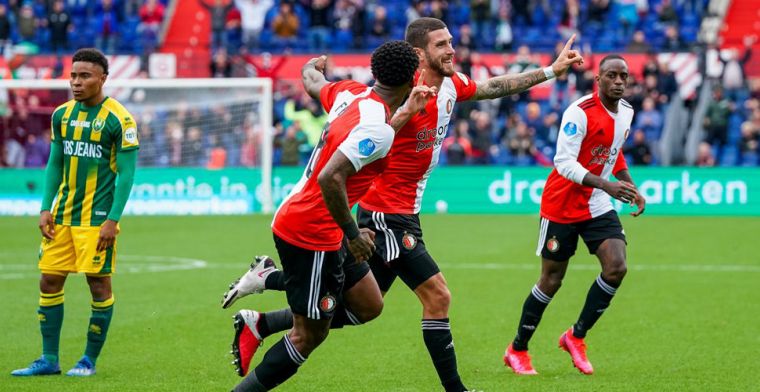 Wondergoal Senesi helpt Feyenoord over het dode punt heen in vermakelijk duel