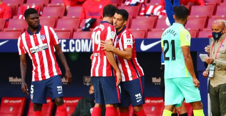 Suárez imponeert bij Atlético-debuut: twee goals en één assist in twintig minuten