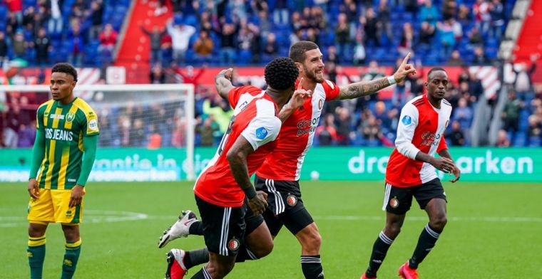 LIVE: Feyenoord wint voetbalgevecht van ADO, omhaal Senesi hoogtepunt (gesloten)