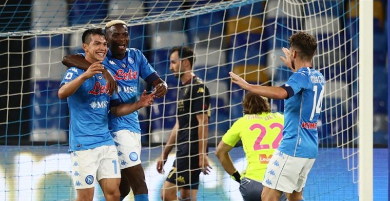 Lozano begint belofte in te lossen bij Napoli: 'Hij is een andere speler nu'