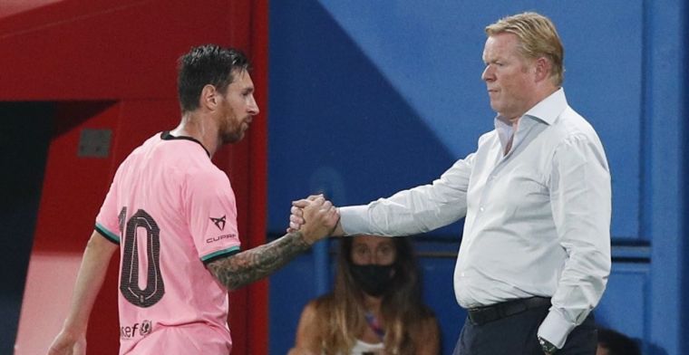 Koeman: 'Ik ga na de uitspraken van Messi geen rustiger leven krijgen'