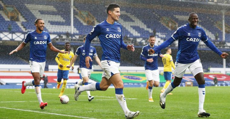 Everton blijft maar winnen in PL: Calvert-Lewin en Rodríguez stelen de show