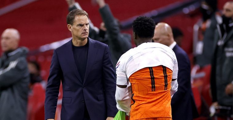 De Boer looft Oranje-debutanten: 'Hij speelde negentig minuten heel goed'