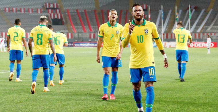 Neymar irriteert Peru-spelers: 'In mijn ogen is hij een echte clown'