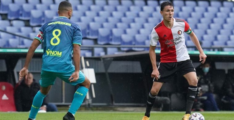 Feyenoord speelt matige tweede helft: 'Geen kans, daar ben ik niet tevreden over'