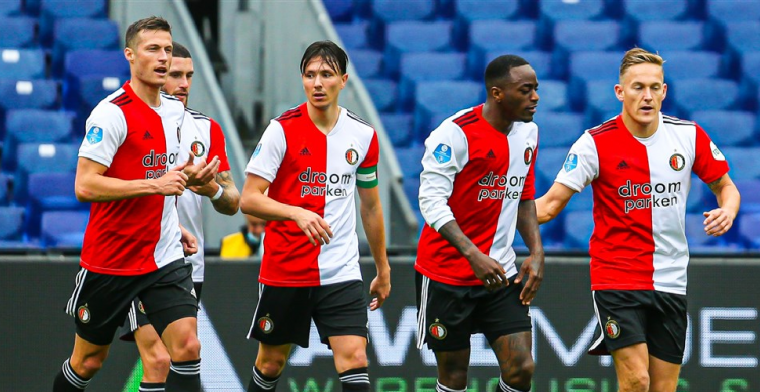 Hoofdsponsor Feyenoord maakt in Europa League plaats voor andere sponsor