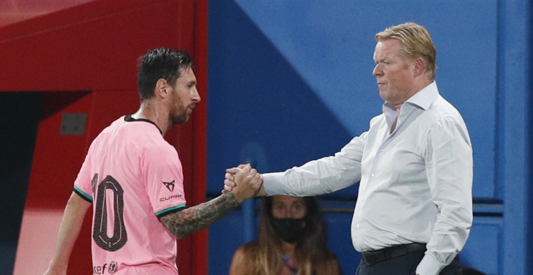 Koeman ziet cijfers Messi: 'Het zou kunnen dat hij beter kan presteren'
