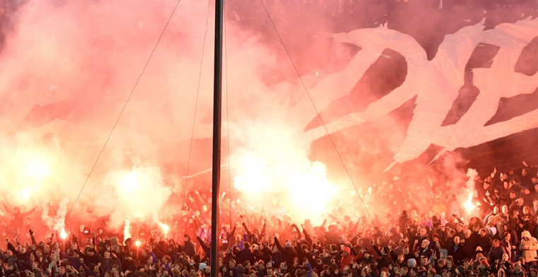 'Zo'n zestig supporters van Feyenoord proberen het stadion binnen te komen'