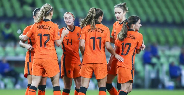 EK-ticket is binnen voor Oranje Leeuwinnen: walk-over tegen weerloos Estland