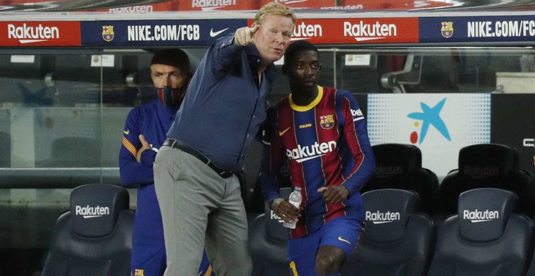 'Drama compleet voor Koeman en Barça: ook Dembélé in de lappenmand'