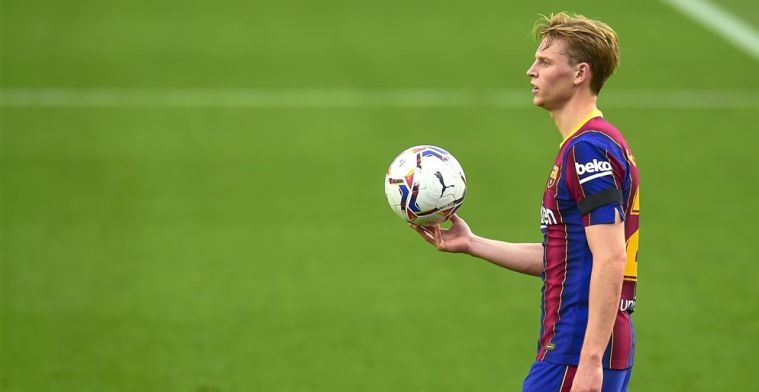 Frenkie de Jong weer in Barça-selectie: 'De rustperiode heeft hem goed gedaan'