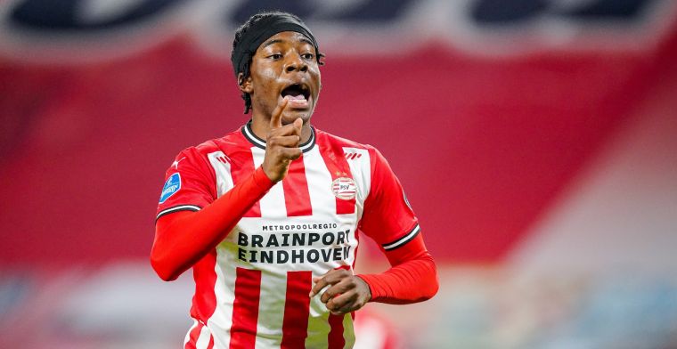 Madueke wijst naar PSV en Ajax: 'Topclubs in Europa, gewoon logisch om te doen'