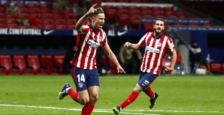 Atlético overnacht als La Liga-koploper, invaller Llorente goudhaantje