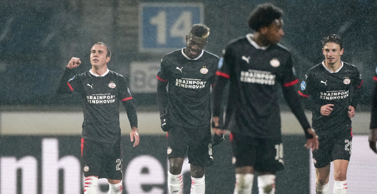 PSV ontsnapt in blessuretijd met gelijkmaker Piroe en teruggetrokken strafschop