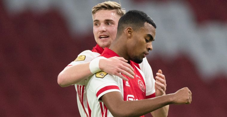 Lucius lyrisch: 'Een speler voor toekomst, die nu al heel belangrijk is voor Ajax'
