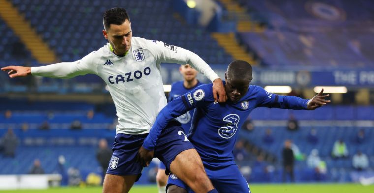 El Ghazi wéér belangrijk voor Villa, dat een knap punt pakt bij Chelsea