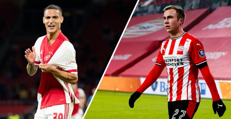 Subtoppers richten schade aan en een doelsaldo-kloof: de cijfers van Ajax en PSV
