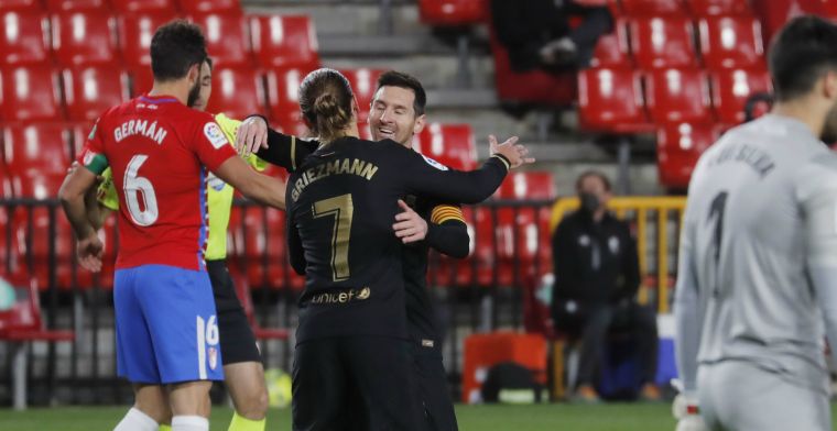 Koeman en Barça denderen door in Granada: Messi en Griezmann verdelen de goals