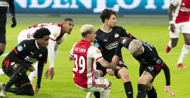 Ajax 'mag handen dichtknijpen': 'Ze waren vele malen beter dan PSV'