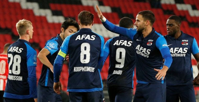 AZ verrast PSV in Eindhoven en meldt zich weer in de Eredivisie-top