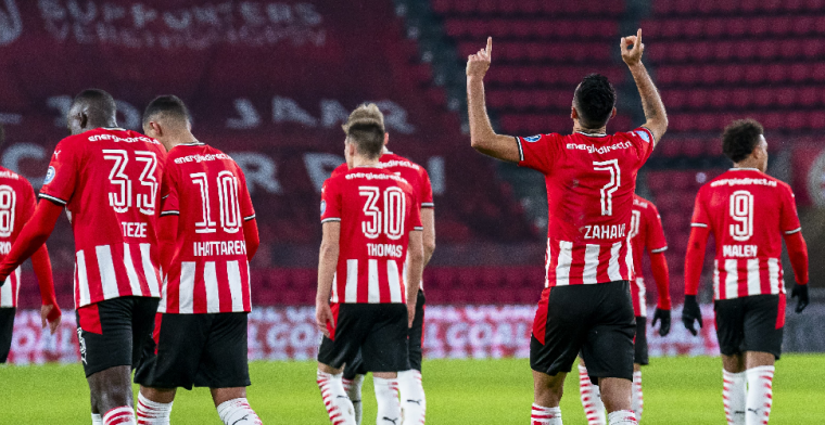 Zahavi en Rosario helpen zakelijk PSV aan overwinning op RKC Waalwijk