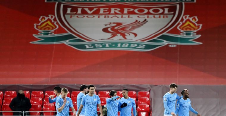 Kaarten lijken geschud in Engeland: Man City zet Liverpool met 1-4 op zijn plek