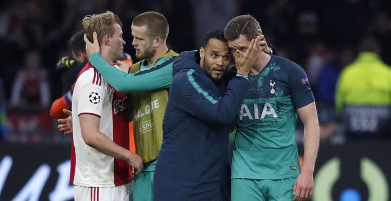 Vorm bekeek Ajax - Spurs vanaf de tribune: 'Je zag ze overal op de grond liggen'