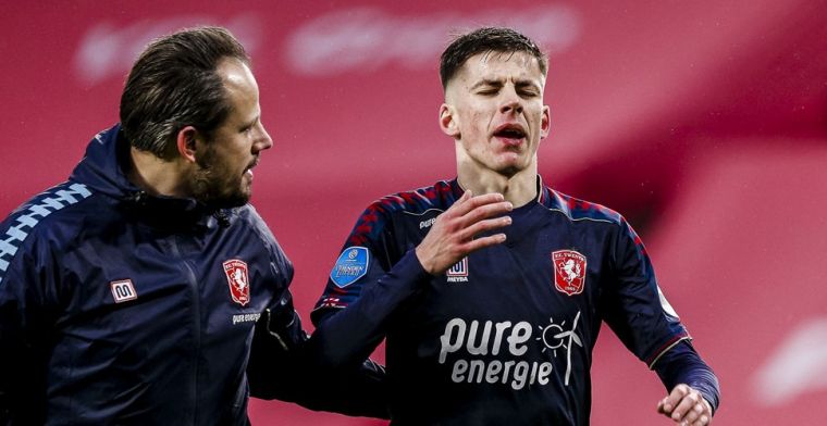 FC Twente moet Ilic rest van februari missen na kopstoot tegen Van Ginkel